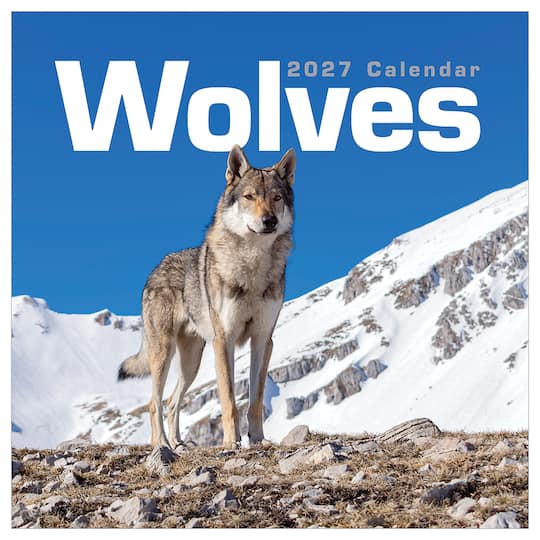 2027 Wolves Wall Calendar